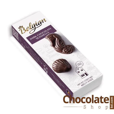 The Belgian Dark Chocolate Seashells 60g Best Price In Bd