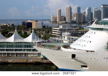 Cruise Ship Port Miami Image & Photo (Free Trial) | Bigstock