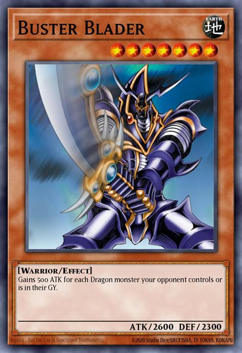 Yugioh Buster Blader Deck Swordmaster Wizard Robot Dragon Buster