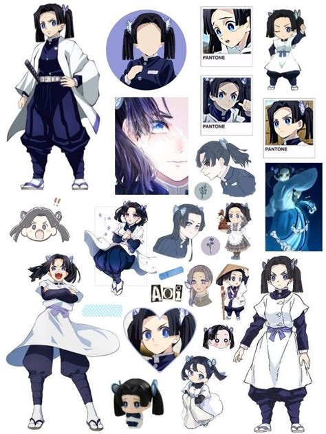 Aoi Kanzaki stickers | Anime printables, Anime chibi, Anime demon 