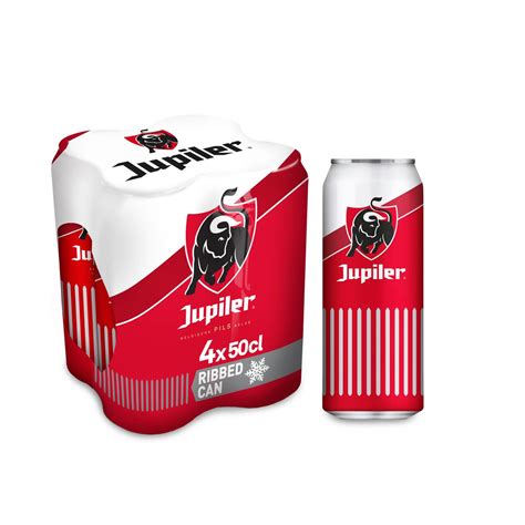 Jupiler Blond Bier Pils 5 2 Alc 4 X 50 Cl Blikken Cold Grip