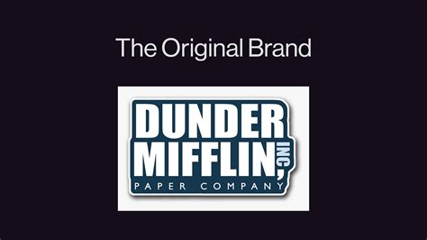 Dunder Mifflin Rebrand On Behance