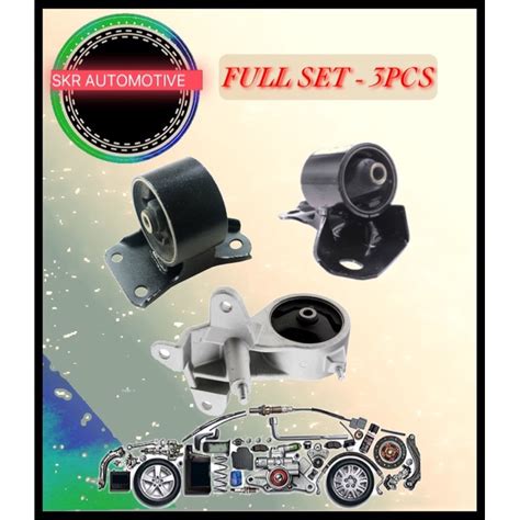 PERODUA KELISA KENARI MANUAL ENGINE MOUNTING FULL SET 3 PCS