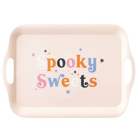 Spooky Sweets Halloween Bamboo Serving Tray The Party Darling