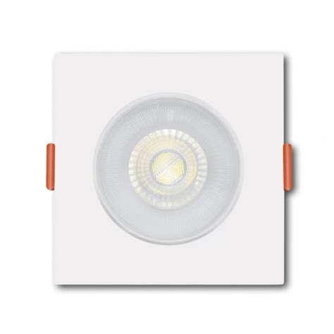 Spot De Embutir Led Downlight Quadrado K W Bivolt X X Cm