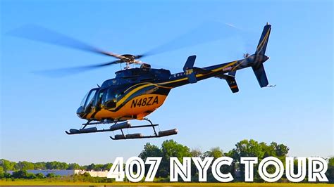 Bell 407gx New York Helicopter Tour With Full Atc Flown By Andrew Woods