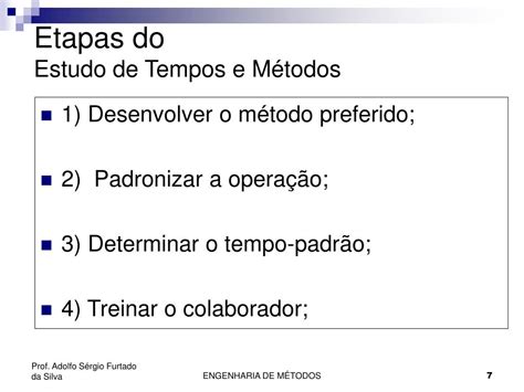 PPT ENGENHARIA DE MÉTODOS PowerPoint Presentation free download ID