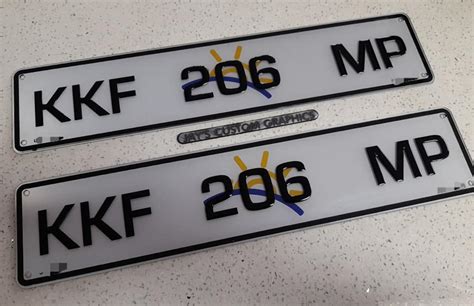 D Gel Number Plates All Provinces All Styles Jays Custom Graphics