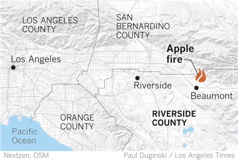 Riverside County Fire Map | Mexico Map