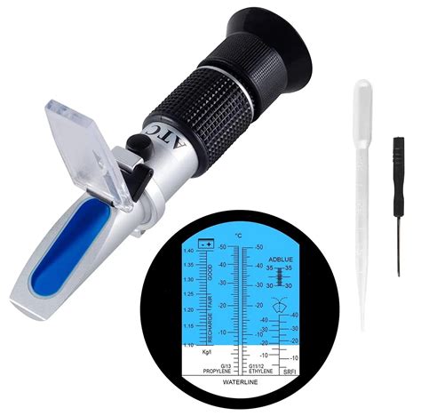 Antivries Refractometer 4 In 1 Auto Koelvloeistof Tester Batterij Refractometer Voor Vloeistof