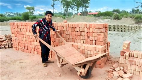 Bricks Making Process And Tour Traditional Village Life Tayyab