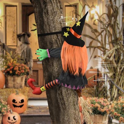 Amazon Crashing Witch Halloween Decorations Outdoor Halloween