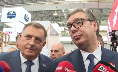 Oslobođenje O čemu su razgovarali Aleksandar Vučić i Milorad Dodik