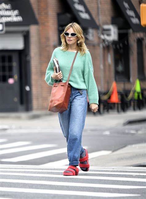 SIENNA MILLER Out and About in New York 11/01/2022 – HawtCelebs