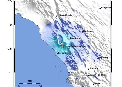 Gempa Dangkal Guncang Padang Panjang Akibat Aktivitas Sesar Sianok