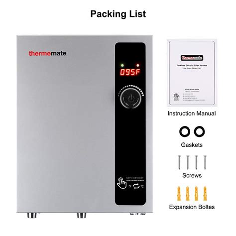 Buy Tankless Water Heater Electric KW Volt Thermomate On Demand Instant Endless Hot Water