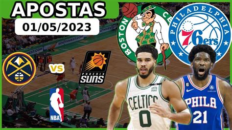 APOSTAS E PALPITES DE NBA PARA HOJE 01 05 CELTICS VS PHI 76ERS