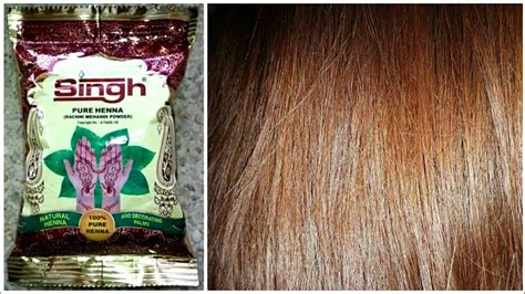 Singh Pure Henna Hair Dye Gray Hair Coverage Review Youtube