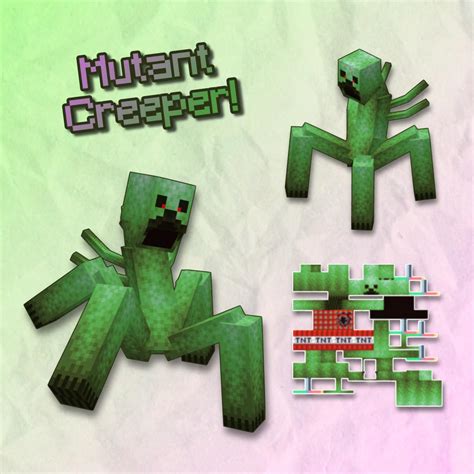 Mutant Creeper! : r/Blockbench