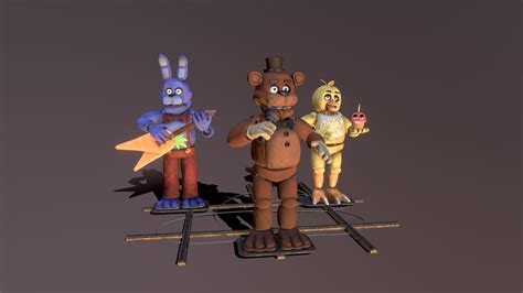 Fnaf Rewritten Performance Animation And Models Download Free 3d Model By Dot E Rockin E26