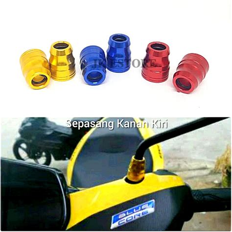 Jual Monel Spion 2Pcs Bahan CNC Tutup Baut Spion Cover Baut Spion