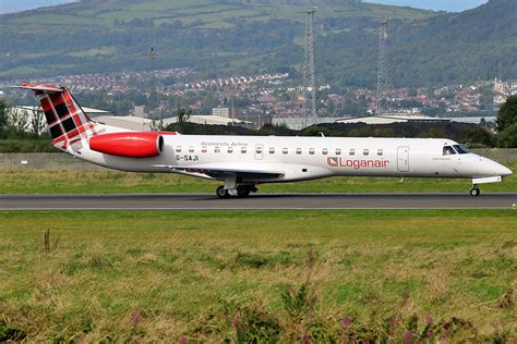 G Saji G Saji Embrear Erj Ep Loganair Be Flickr