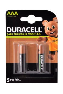 Duracell İnce Kalem Pil Aaa 2 li Kartela Alkalin Pil Duracell