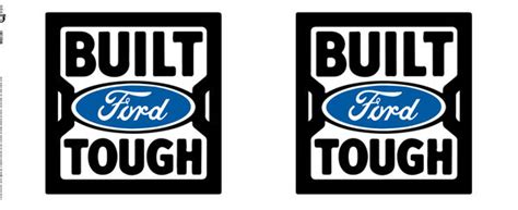 Built Ford Tough Vector