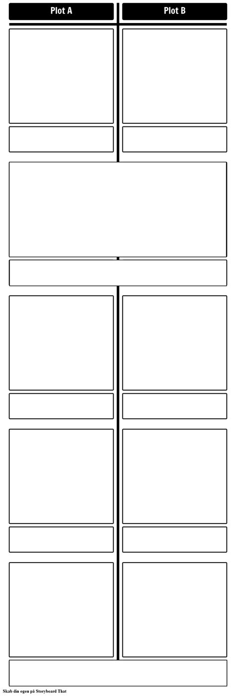 Parallelle Historier Skabelon 1 Storyboard Par Da Examples