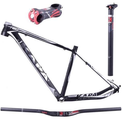 Quadro 29 MTB Carbono Kapa T1000 Tam 17 5 Cinza E Preto Bicicletas