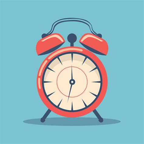 Premium Vector Alarm Clock Flat Illustration Eps