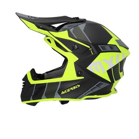 Acerbis X Track 2206 Black Yellow Fluo Helmet