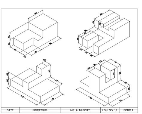 125 best Isometric Drawing Ideas images on Pinterest | Drawing ideas ...