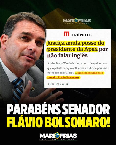 Mariofrias On Twitter Em A O De Fl Vio Bolsonaro Ju Za D Dias