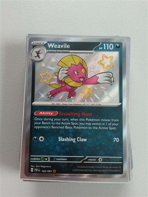 Weavile Shiny Paldean Fates Kaufen Auf Ricardo