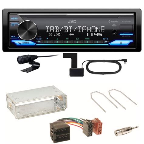 JVC KD X482DBT Bluetooth DAB Einbauset für Opel Astra F G Corsa B Zafira A