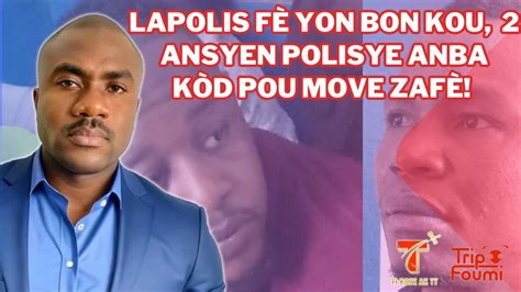 Polisye Ap Mare Polisye Bagay Yo Depase Konplike Bon Ak Pa Vin