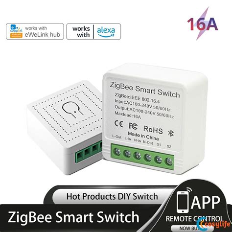 Ewelink Zigbee A Mini Interruptor Inteligente Disjuntor Suporte