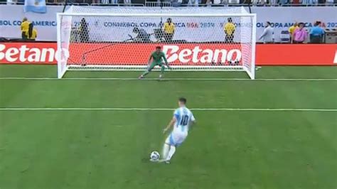 Watch embarrassed Lionel Messi FLUFF Panenka penalty with Argentina ...