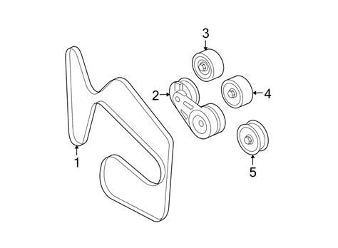 Chevrolet Malibu Pulley IDLER BELT ASSEMBLY Accessory 12597934