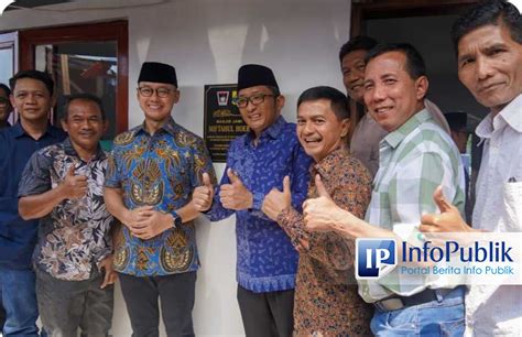 InfoPublik Wako Hendri Septa Resmikan Masjid Bantuan Gempa Cianjur