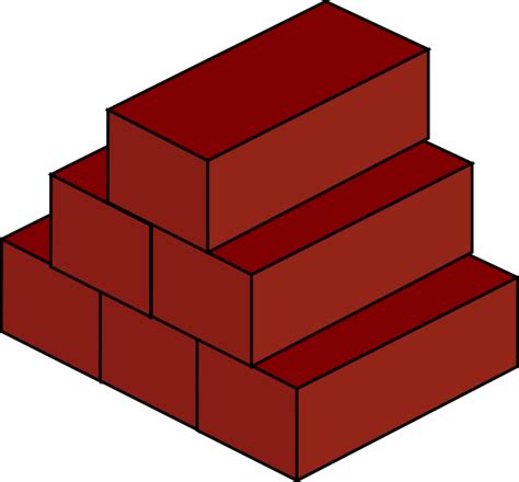 Single Red Brick Clip Art