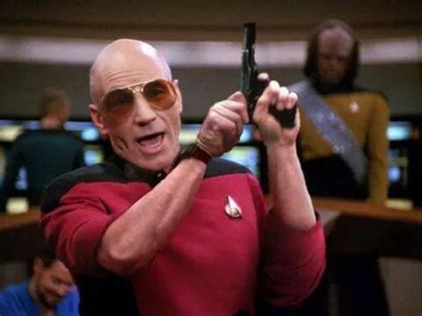 Picard Pistol, Memes, Star Trek Blank Template - Imgflip