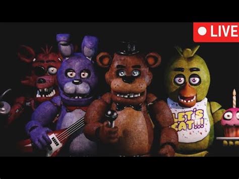 FNAF Ao Vivo Jogando Até Zerar YouTube