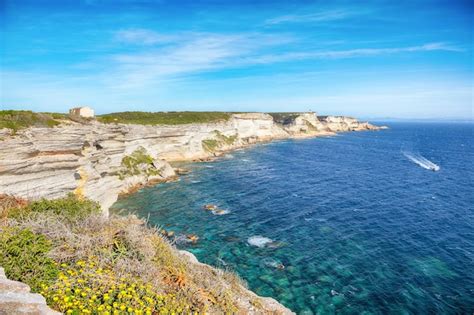 Premium Photo Breathtaking View Of Cliffs Near Old Town Bonifacio