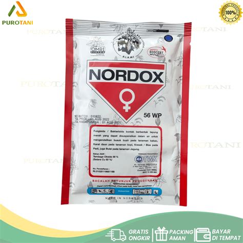 Jual Fungisida Bakterisida Pestisida Nordox 56 WP 100 Gr Shopee Indonesia