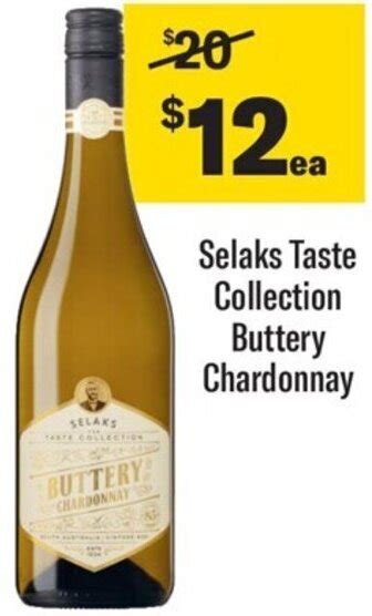 Selaks Taste Collection Buttery Chardonnay Offer At Coles