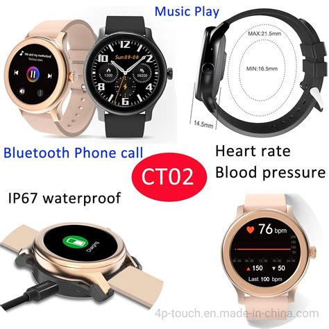 Elegant Fashion Lady Smart Watch Support Music Play Bluetooth Phone