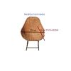 Silla Mimbre Lengua Estilo Reposera Rusti Home Armonia En Tu Hogar