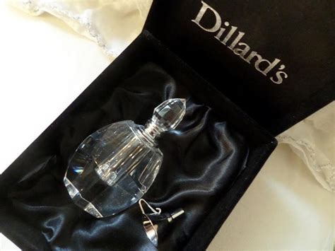 Vintage Dillards Crystal Perfume Bottle. - Etsy